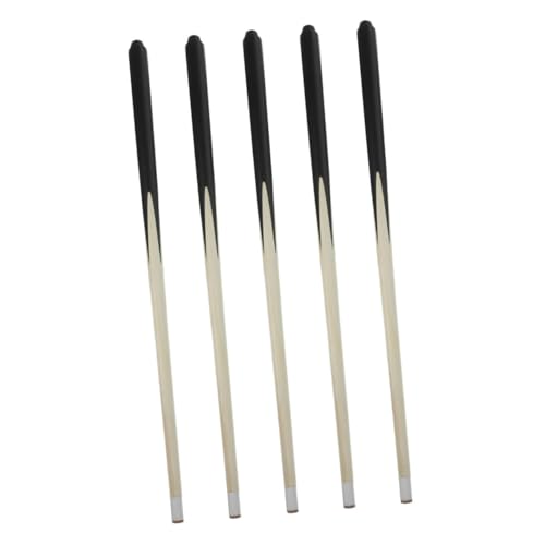 HANABASS 5 Stück Teiliges Billard Queue Set Kurze Pool Sticks Biegungsbeständig Kindgerecht Gestaltet für Kleine Billardtische und Spielerisches Training zur Konzentrationsförderung HANABASS 5 Stück Teiliges Billard Queue Set Kurze Pool Sticks Biegungsbeständig Kindgerecht Gestaltet für Kleine Billardtische und Spielerisches Training zur Konzentrationsförderung von HANABASS