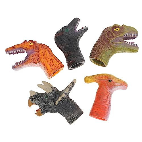 HANABASS 5 Stück Teiliges Dinosaurier Fingerpuppen aus Leichtem Kindgerecht und Sicher Fördert Kreativität und Frühe Entwicklung Realistisch Geformt für Eltern Junge Mädchen Spiele und HANABASS 5 Stück Teiliges Dinosaurier Fingerpuppen aus Leichtem Kindgerecht und Sicher Fördert Kreativität und Frühe Entwicklung Realistisch Geformt für Eltern Junge Mädchen Spiele und von HANABASS