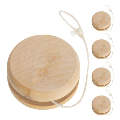 HANABASS 5stücke Holz Yo-yo Ball Unisex Tragbare Spielzeug Mit Rissmuster Lernspielzeug Für Junge Mädchen Hand Koordination Übung HANABASS 5stücke Holz Yo-yo Ball Unisex Tragbare Spielzeug Mit Rissmuster Lernspielzeug Für Junge Mädchen Hand Koordination Übung von HANABASS