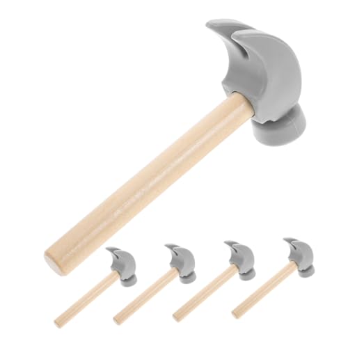 HANABASS 5 Stück Teiliges Holzspielzeug Kleinem Kinderhammer Simulierter Klauenhammer für Fantasievolles Rollenspiel Leichtes Lernwerkzeug aus Sicherem Holz für Kleinkinder für HANABASS 5 Stück Teiliges Holzspielzeug Kleinem Kinderhammer Simulierter Klauenhammer für Fantasievolles Rollenspiel Leichtes Lernwerkzeug aus Sicherem Holz für Kleinkinder für von HANABASS