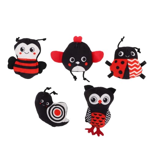 HANABASS 5 Teiliges Babyspielzeug Tier Fingerpuppen Plüschfiguren Spielzeugsortiment Für Weicher Samt Puppen Requisiten Fingerspielzeug Für Kleines Tier Für Finger HANABASS 5 Teiliges Babyspielzeug Tier Fingerpuppen Plüschfiguren Spielzeugsortiment Für Weicher Samt Puppen Requisiten Fingerspielzeug Für Kleines Tier Für Finger von HANABASS