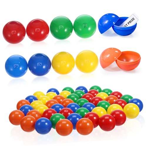 HANABASS 50 Stück Lotteriekugel Partybälle Tombola Tennisballmaschine -Ball-Maschine Bälle Für Bällebad Partyspielbälle Bingokugeln Für Die Party Ballgrubenkugeln Plastik HANABASS 50 Stück Lotteriekugel Partybälle Tombola Tennisballmaschine -Ball-Maschine Bälle Für Bällebad Partyspielbälle Bingokugeln Für Die Party Ballgrubenkugeln Plastik von HANABASS