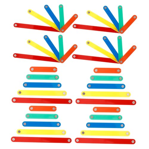 HANABASS 50 Stück Magnetische Streifen Lernspielzeug für Mathematische Manipulatives für Formen Geometrisches Lernen Sicheres für Interaktive Bildung HANABASS 50 Stück Magnetische Streifen Lernspielzeug für Mathematische Manipulatives für Formen Geometrisches Lernen Sicheres für Interaktive Bildung von HANABASS