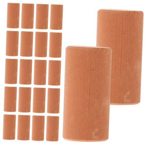 HANABASS 50 Stück Mini Ziegelsteine Realistische Mini Bausteine Modell Mauern für DIY Puppenhaus Sandtisch Architektur Zubehör für Miniatur Garten Dekoration von HANABASS