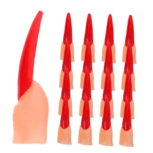 HANABASS 50 Stück Teiliges Halloween Cosplay Fake Fingers mit Realistischem Horror-Design Langlebige Simulation Finger Requisiten für Party Streiche Kostüme und Grusel-Dekoration HANABASS 50 Stück Teiliges Halloween Cosplay Fake Fingers mit Realistischem Horror-Design Langlebige Simulation Finger Requisiten für Party Streiche Kostüme und Grusel-Dekoration von HANABASS