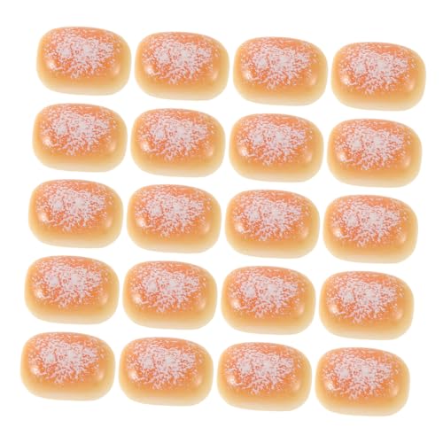 HANABASS 50 Stück Teiliges Mini-Brot aus Resin Realistische Künstliche Brotsimulation Kleine Küchenornamente für DIY Bastelprojekte Miniatur-bäckerei-deko als Wohn Küchendekor HANABASS 50 Stück Teiliges Mini-Brot aus Resin Realistische Künstliche Brotsimulation Kleine Küchenornamente für DIY Bastelprojekte Miniatur-bäckerei-deko als Wohn Küchendekor von HANABASS