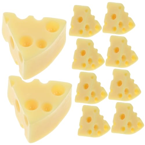 HANABASS 50 Stück Teiliges Realistische Käsemodelle aus Resin Mini Lebensmittel deko Detailgetreue Käse attrappen für DIY Basteln Fotografie Requisiten Vielseitig Einsetzbar Gelb HANABASS 50 Stück Teiliges Realistische Käsemodelle aus Resin Mini Lebensmittel deko Detailgetreue Käse attrappen für DIY Basteln Fotografie Requisiten Vielseitig Einsetzbar Gelb von HANABASS