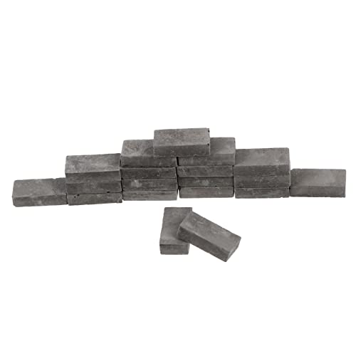 HANABASS 50 Stück simulierter Ziegel spaß bauernhofspielzeug DIY Modellbau mockin fogelschreker echte Mini-Steine Mini-Bastelsteine scheibengardinen Mini-Verzierung Miniatur-Ziegel Ton Grey HANABASS 50 Stück simulierter Ziegel spaß bauernhofspielzeug DIY Modellbau mockin fogelschreker echte Mini-Steine Mini-Bastelsteine scheibengardinen Mini-Verzierung Miniatur-Ziegel Ton Grey von HANABASS