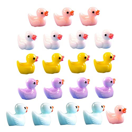 HANABASS 50Stücke Miniatur Enten Figuren aus Resin Kreative Deko für Bonsai Mikro Landschaften Pflanzer und Miniaturgärten Farben Je HANABASS 50Stücke Miniatur Enten Figuren aus Resin Kreative Deko für Bonsai Mikro Landschaften Pflanzer und Miniaturgärten Farben Je von HANABASS