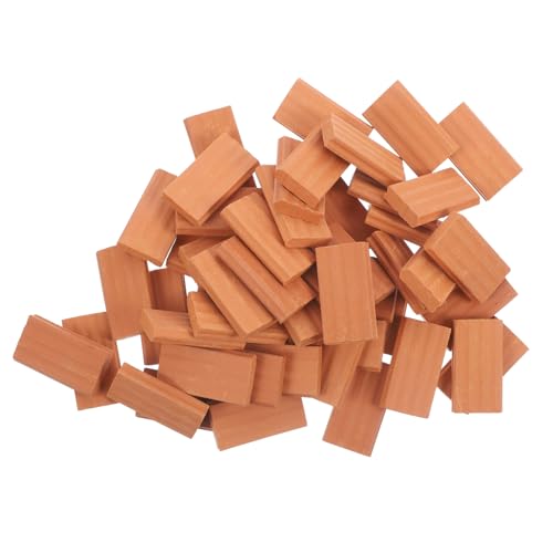 HANABASS 50Stücke Miniaturziegel für Realistische für DIY Modelle Puppenhaus und Sandtisch Projekte für Kreative Bastler und Miniaturgärten HANABASS 50Stücke Miniaturziegel für Realistische für DIY Modelle Puppenhaus und Sandtisch Projekte für Kreative Bastler und Miniaturgärten von HANABASS