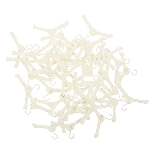 HANABASS 50Stücke Puppen Kleiderbügel aus Kunststoff Aufhängemöglichkeit für Puppenkleidung Perfektes Zubehör für Puppenhäuser Sicher und Stabil HANABASS 50Stücke Puppen Kleiderbügel aus Kunststoff Aufhängemöglichkeit für Puppenkleidung Perfektes Zubehör für Puppenhäuser Sicher und Stabil von HANABASS