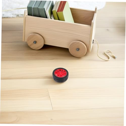 HANABASS 50stücke Spielzeugauto-räder Rc-Auto-Reifen Für Truck-DIY-Fahrzeuge Modell-ersatz-zubehör Ersatz-räder Für Spielzeugautos LKW-Boot-Helikopter-räder von HANABASS
