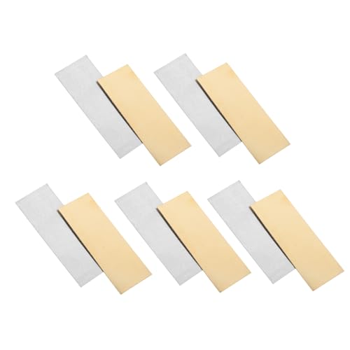 HANABASS 5Paare Kupferblech für Obstbatterien Zinkanoden und Kupferelektroden für Experimente und DIY Projekte für Effektive von HANABASS