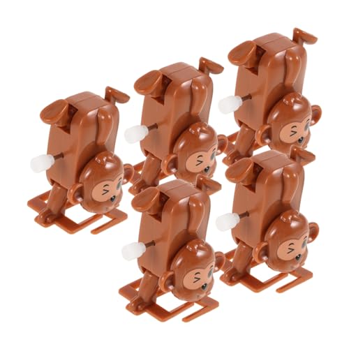 HANABASS 5Stücke Aufziehbares Tierspielzeug Niedliche Wind Up Affen für Tragbare Spielzeuge für Partys Geschenkidee für Kleinkinder Einzigartiges Design und Einfach zu Bedienen HANABASS 5Stücke Aufziehbares Tierspielzeug Niedliche Wind Up Affen für Tragbare Spielzeuge für Partys Geschenkidee für Kleinkinder Einzigartiges Design und Einfach zu Bedienen von HANABASS