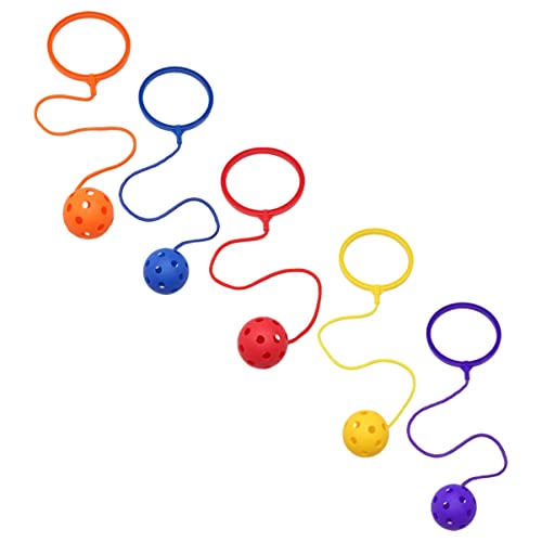 HANABASS 5Stücke Jumping Ball Knöchel Überspringen Ring Zufälligen Farben Fördert Fitness und Koordination Spaßiges für Jungen und Mädchen von HANABASS