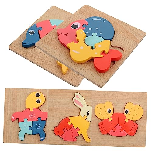HANABASS 5Stücke Teiliges Holzpuzzle für Lernspielzeug Hand Augen Koordination und Kognitiven Entwicklung mit Tieren und Verkehrsmustern für Kleinkinder Ab Jahr HANABASS 5Stücke Teiliges Holzpuzzle für Lernspielzeug Hand Augen Koordination und Kognitiven Entwicklung mit Tieren und Verkehrsmustern für Kleinkinder Ab Jahr von HANABASS