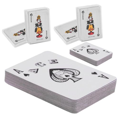 HANABASS 6 Sätze Mini Poker Spielkarten Leicht Robust für Erwachsene Miniatur Kartenspiel für Reisen Puppenhaus Dekoration und Gesellschaftsspielspaß HANABASS 6 Sätze Mini Poker Spielkarten Leicht Robust für Erwachsene Miniatur Kartenspiel für Reisen Puppenhaus Dekoration und Gesellschaftsspielspaß von HANABASS