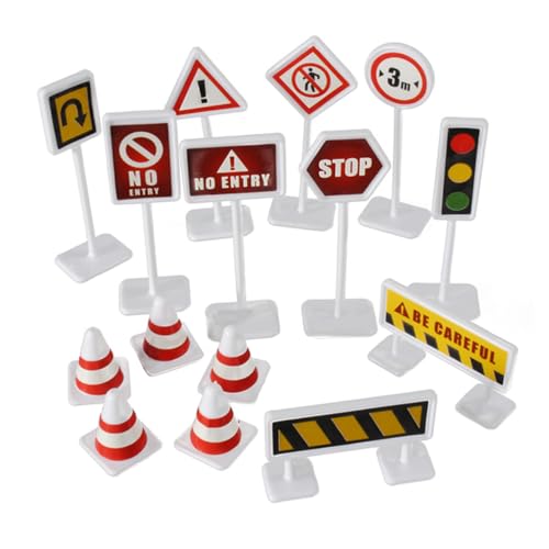 HANABASS 6 Sätze Teiliges Verkehrszeichen Spielset mit Realistischen Straßenabsperrungen Pädagogisches Simulationstoy für Fördert Verkehrssicherheit und Kreatives Rollenspiel HANABASS 6 Sätze Teiliges Verkehrszeichen Spielset mit Realistischen Straßenabsperrungen Pädagogisches Simulationstoy für Fördert Verkehrssicherheit und Kreatives Rollenspiel von HANABASS