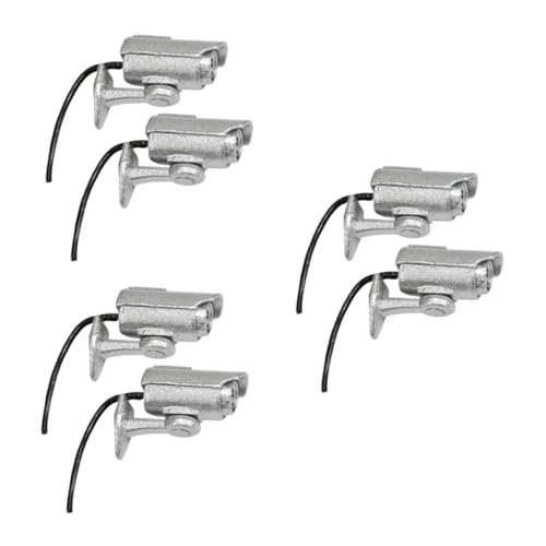 HANABASS 6 Stck. Miniatur Puppenhaus Kamera Silber Detailgetreue Abnehmbare Mini Kamera Deko für Dollhouse Zubehör Kreative Wandmontage für Wohn und Ladendekoration HANABASS 6 Stck. Miniatur Puppenhaus Kamera Silber Detailgetreue Abnehmbare Mini Kamera Deko für Dollhouse Zubehör Kreative Wandmontage für Wohn und Ladendekoration von HANABASS