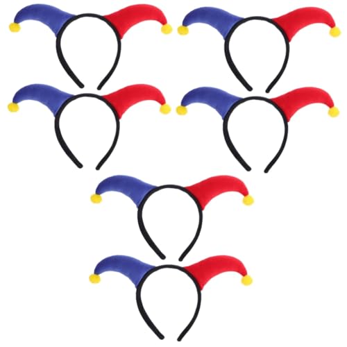 HANABASS 6 Stck. Teiliges Clown Haarband aus Sicherem Material Leichtes Festival Kopfschmuck für Karneval Halloween Party Komfortabel und Langlebig als Lustige Party Favor Haar Dekoration HANABASS 6 Stck. Teiliges Clown Haarband aus Sicherem Material Leichtes Festival Kopfschmuck für Karneval Halloween Party Komfortabel und Langlebig als Lustige Party Favor Haar Dekoration von HANABASS
