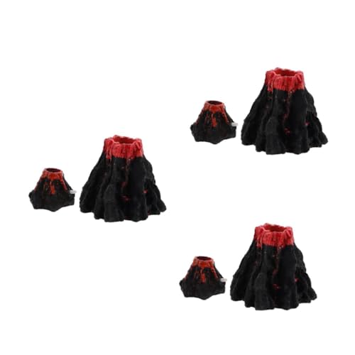 HANABASS 6 Stck. Teiliges Mini Modell aus Langlebigem Resin Realistische Details Dekoratives Tischornament für Garten und Mikro Landschaften Lehrreiches Diorama Sammlerstück von HANABASS