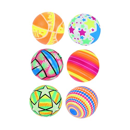 HANABASS 6 Stück Aufblasbare Strandbälle Bunte Wasser Spielzeuge für Pool Strand und Garten Interaktive Sommer Outdoor Spielzeuge für Erwachsene Zufälliger Stil HANABASS 6 Stück Aufblasbare Strandbälle Bunte Wasser Spielzeuge für Pool Strand und Garten Interaktive Sommer Outdoor Spielzeuge für Erwachsene Zufälliger Stil von HANABASS