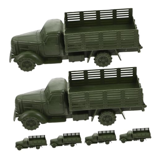 HANABASS 6 Stück -LKW-Modell Sandspielzeug Sanddekormodell Spielzeugmodell aus Kunststoff Model Toy Truck Plastikmodellauto Kinderspielzeug Plastikauto pp Olive Green HANABASS 6 Stück -LKW-Modell Sandspielzeug Sanddekormodell Spielzeugmodell aus Kunststoff Model Toy Truck Plastikmodellauto Kinderspielzeug Plastikauto pp Olive Green von HANABASS