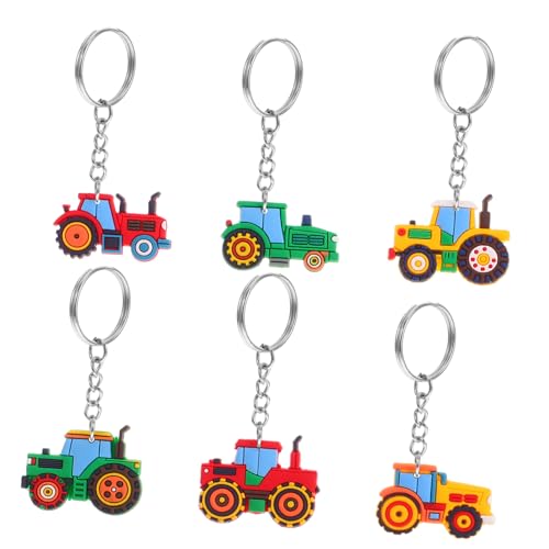 HANABASS 6 Stück Landwirtschaftsauto Schlüsselanhänger Partygeschenk Traktor Schlüsselanhänger Bauernhof Motto Partygeschenk Frühlings Schlüsselring Bagger Schlüsselanhänger HANABASS 6 Stück Landwirtschaftsauto Schlüsselanhänger Partygeschenk Traktor Schlüsselanhänger Bauernhof Motto Partygeschenk Frühlings Schlüsselring Bagger Schlüsselanhänger von HANABASS