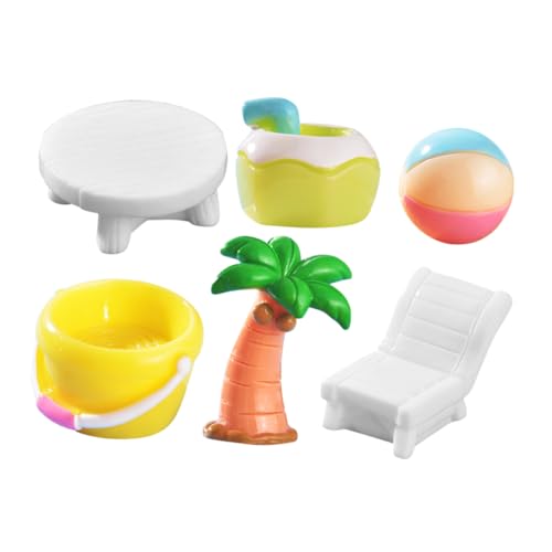 HANABASS 6 Stück Mikro-Landschaftsverzierung Sommer deko Stranddekoration sommerliche Strandparty-Dekorationen Miniatur -Ozeanlandschaft -Strand-DIY-Dekorationen Mini-Strandkorb Harz HANABASS 6 Stück Mikro-Landschaftsverzierung Sommer deko Stranddekoration sommerliche Strandparty-Dekorationen Miniatur -Ozeanlandschaft -Strand-DIY-Dekorationen Mini-Strandkorb Harz von HANABASS