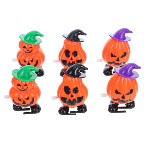 HANABASS 6 Stück Mini Spielzeuge für Halloween Partys Geschenktüten Füller und Klassenraum Belohnungen Lustige Kürbis Figur HANABASS 6 Stück Mini Spielzeuge für Halloween Partys Geschenktüten Füller und Klassenraum Belohnungen Lustige Kürbis Figur von HANABASS