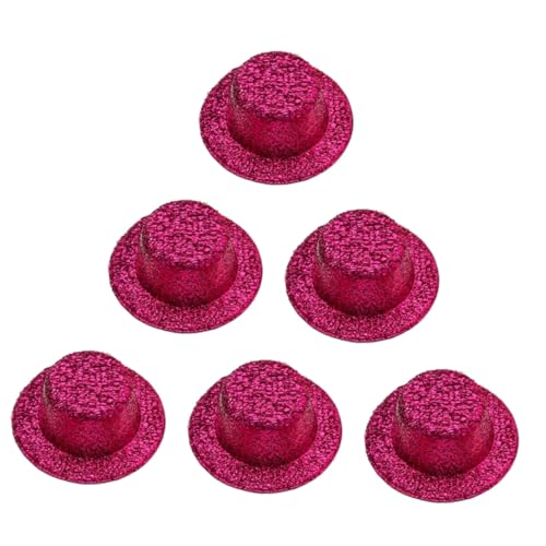 HANABASS 6 Stück Mini Top Hat mit Buntem Glitzer Kleine Dekorative für Puppen DIY Bastelset Vielseitig für Partyhüte und Haustierkostüme Farbenfroh Langlebig Handliche Zufällige Farbe HANABASS 6 Stück Mini Top Hat mit Buntem Glitzer Kleine Dekorative für Puppen DIY Bastelset Vielseitig für Partyhüte und Haustierkostüme Farbenfroh Langlebig Handliche Zufällige Farbe von HANABASS