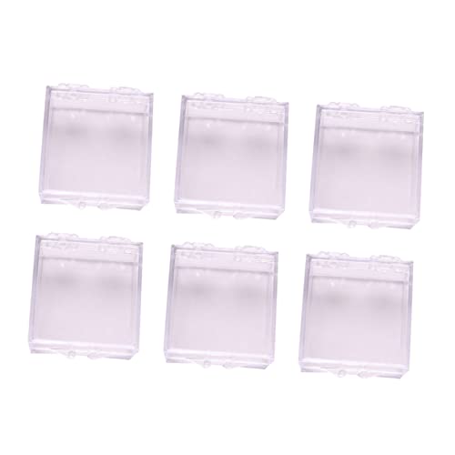 HANABASS 6 Stück Mini -anzeigebox Miniatur Puppenhauszubehör Mit Kleine Behälter Mini House Accessory Kleiner Lagerbehälter Mini-Dinge Plastik Transparent HANABASS 6 Stück Mini -anzeigebox Miniatur Puppenhauszubehör Mit Kleine Behälter Mini House Accessory Kleiner Lagerbehälter Mini-Dinge Plastik Transparent von HANABASS