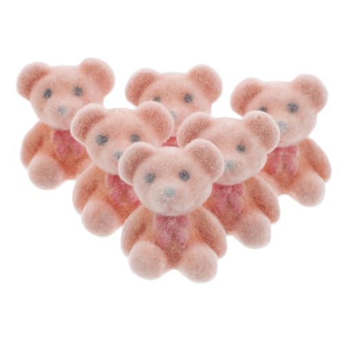 HANABASS 6 Stück Mini-bärpuppe Minibären Für Die Babyparty Winziges Abschluss-stofftier Abschluss-minibärenmasse Beflockte Miniaturen Geburtstags-minibären Bärenschmuck Hellbraun Beflockung HANABASS 6 Stück Mini-bärpuppe Minibären Für Die Babyparty Winziges Abschluss-stofftier Abschluss-minibärenmasse Beflockte Miniaturen Geburtstags-minibären Bärenschmuck Hellbraun Beflockung von HANABASS