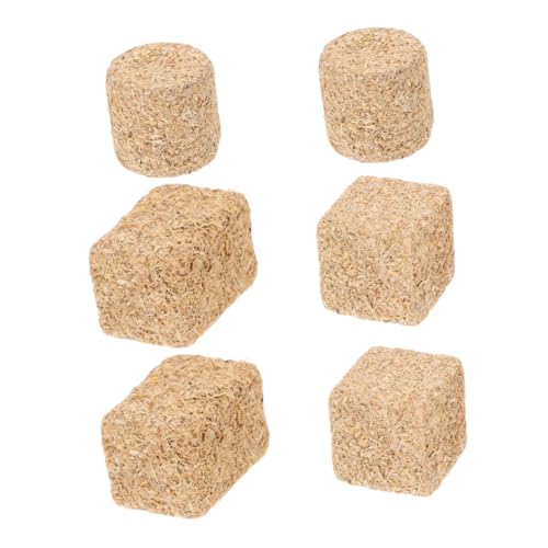 HANABASS 6 Stück Mini-heuhaufen-Modell Stroh Heu Miniatur-heuhaufen Miniatur-heuballen-Figur Mini-strohheu Strohballen Miniatur-heuballen-puppenhaus Westliche Dekorationen Holz Khaki HANABASS 6 Stück Mini-heuhaufen-Modell Stroh Heu Miniatur-heuhaufen Miniatur-heuballen-Figur Mini-strohheu Strohballen Miniatur-heuballen-puppenhaus Westliche Dekorationen Holz Khaki von HANABASS