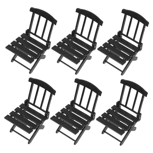 HANABASS 6 Stück Mini-strandkorb Mini-hausverzierung Miniaturhausdekor Mini-Ornament Miniatur-Stuhl-Requisite Mini -hausdekoration Mini-hausstuhlmodell Mini-Stuhl Black Abs HANABASS 6 Stück Mini-strandkorb Mini-hausverzierung Miniaturhausdekor Mini-Ornament Miniatur-Stuhl-Requisite Mini -hausdekoration Mini-hausstuhlmodell Mini-Stuhl Black Abs von HANABASS