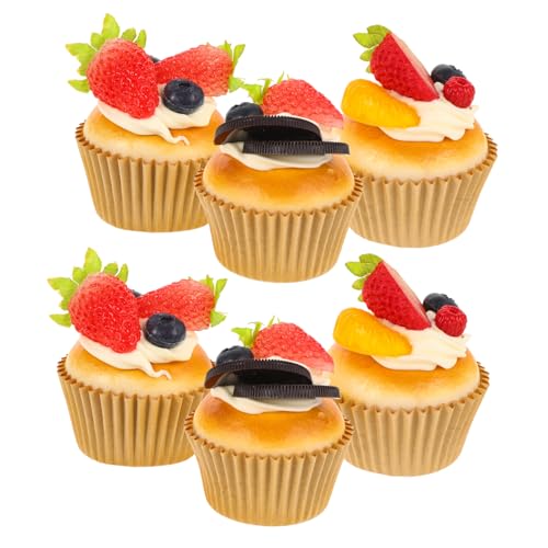 HANABASS 6 Stück Realistische Künstliche Cupcake Modelle aus PU Dekorationsrequisiten für Fotografie Party und Geschäfte Lifelike Fake Lebensmittel für Hochzeiten und Events HANABASS 6 Stück Realistische Künstliche Cupcake Modelle aus PU Dekorationsrequisiten für Fotografie Party und Geschäfte Lifelike Fake Lebensmittel für Hochzeiten und Events von HANABASS