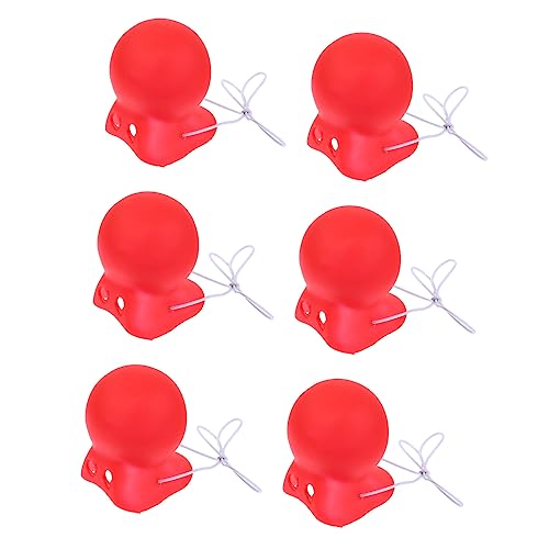 HANABASS 6 Stück Teiliges Clown Requisiten Set für Cosplay Halloween und Themenpartys Lustige Rote Gumminasen für Kostüme und Aufführungen für Kindergeburtstage und Feiern HANABASS 6 Stück Teiliges Clown Requisiten Set für Cosplay Halloween und Themenpartys Lustige Rote Gumminasen für Kostüme und Aufführungen für Kindergeburtstage und Feiern von HANABASS