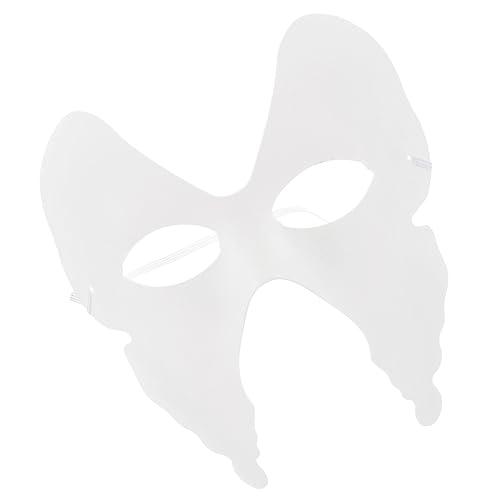 HANABASS 6 Stück Teiliges DIY Schmetterling Papiermasken Weiß Blanko zum Bemalen Einfache Gestaltung für Karneval Halloween Maskenball und Kreative Bastelprojekte HANABASS 6 Stück Teiliges DIY Schmetterling Papiermasken Weiß Blanko zum Bemalen Einfache Gestaltung für Karneval Halloween Maskenball und Kreative Bastelprojekte von HANABASS