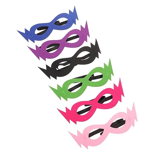 HANABASS 6 Stück Teiliges Filz Augenmasken Kostüm Masken für Maskenball Fasching Halloween Party Geeignet für Mädchen Teens Frauen Vielseitig für Verkleidung und Rollenspiel HANABASS 6 Stück Teiliges Filz Augenmasken Kostüm Masken für Maskenball Fasching Halloween Party Geeignet für Mädchen Teens Frauen Vielseitig für Verkleidung und Rollenspiel von HANABASS