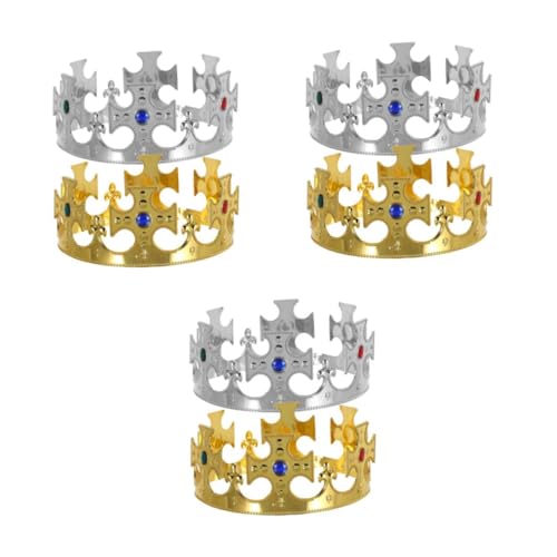 HANABASS 6 Stück Teiliges Geburtstagskronen für Erwachsene Glitzernde und Prinzessinnenkrone mit Kreuz Design Festliches Partyzubehör für Geburtstagsfeiern Hochzeiten und Karneval HANABASS 6 Stück Teiliges Geburtstagskronen für Erwachsene Glitzernde und Prinzessinnenkrone mit Kreuz Design Festliches Partyzubehör für Geburtstagsfeiern Hochzeiten und Karneval von HANABASS