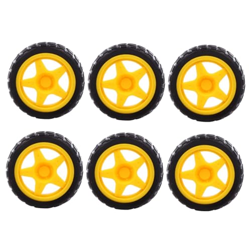 HANABASS 6 Stück Kinder Gummi Räder Zubehör für Roboter Spielzeug Elastische Spielzeugräder für Kinderspielzeug Langlebig und Sicher HANABASS 6 Stück Kinder Gummi Räder Zubehör für Roboter Spielzeug Elastische Spielzeugräder für Kinderspielzeug Langlebig und Sicher von HANABASS