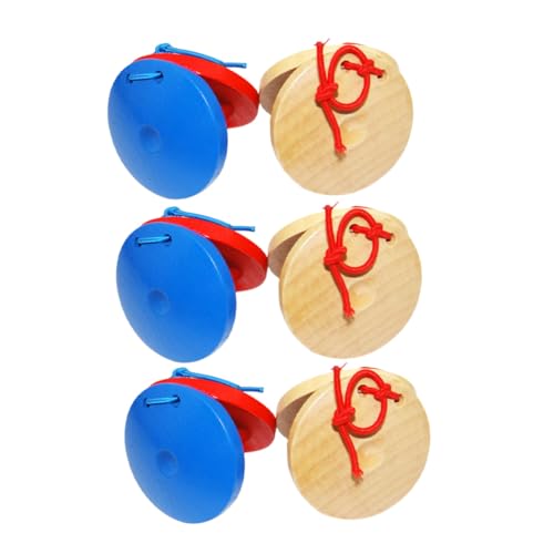HANABASS 6 Stück Teiliges Holz kastagnetten Pädagogisches Musikspielzeug mit Glatten Kanten Sicher und Farbenfroh Fördert Sensorische Entwicklung und Musikalisches Lernen HANABASS 6 Stück Teiliges Holz kastagnetten Pädagogisches Musikspielzeug mit Glatten Kanten Sicher und Farbenfroh Fördert Sensorische Entwicklung und Musikalisches Lernen von HANABASS