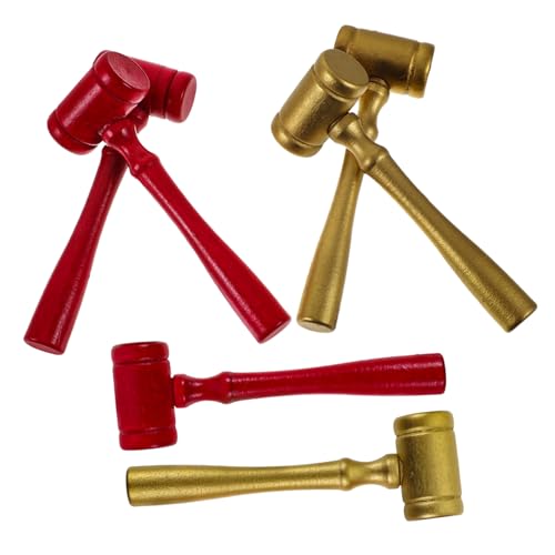 HANABASS 6 Stück Teiliges Holzhämmer Richterhammer mit Klangblock Leichtes Holzspielzeug für Anwalts Richterkostüme Rollenspiel Jungen und Mädchen HANABASS 6 Stück Teiliges Holzhämmer Richterhammer mit Klangblock Leichtes Holzspielzeug für Anwalts Richterkostüme Rollenspiel Jungen und Mädchen von HANABASS