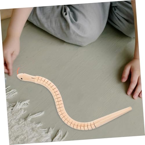 HANABASS 6 Stück Teiliges Kleine Unbemalte Holzschlangen Flexible Tierform Holzspielzeug für Bastelspielzeug Halloween Deko und Spaß für Drinnen und Draußen HANABASS 6 Stück Teiliges Kleine Unbemalte Holzschlangen Flexible Tierform Holzspielzeug für Bastelspielzeug Halloween Deko und Spaß für Drinnen und Draußen von HANABASS