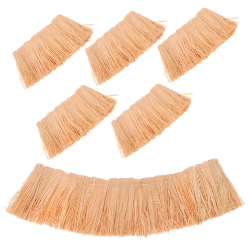 HANABASS 6 Stück Teiliges Künstliches Reetdach mit Simuliertem Strohdach Miniatur-dachdeckung für DIY Mikro-landschaften Puppenhaus Basteln Dekorative Strohbündel für Märchengärten HANABASS 6 Stück Teiliges Künstliches Reetdach mit Simuliertem Strohdach Miniatur-dachdeckung für DIY Mikro-landschaften Puppenhaus Basteln Dekorative Strohbündel für Märchengärten von HANABASS