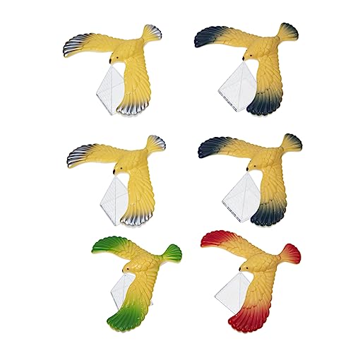 HANABASS 6 Stück Aufziehspielzeug für Kinder Lustiges Verschleißfestes Uhrwerkspielzeug in Vogelform Interessantes Kinderspielzeug für und Spielspaß von HANABASS