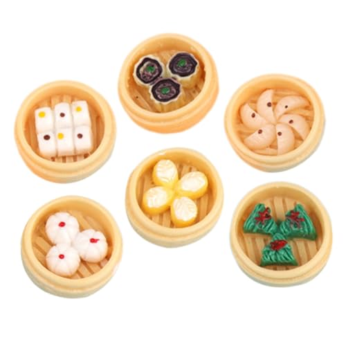 HANABASS 6 Stück Teiliges Miniatur dampfgarer Gedämpften Brötchen Realistische Puppenhaus Dekoration aus Harz Lebendige Mini dampfgarer für Küchenzubehör und Spielküchen und Detailreich HANABASS 6 Stück Teiliges Miniatur dampfgarer Gedämpften Brötchen Realistische Puppenhaus Dekoration aus Harz Lebendige Mini dampfgarer für Küchenzubehör und Spielküchen und Detailreich von HANABASS
