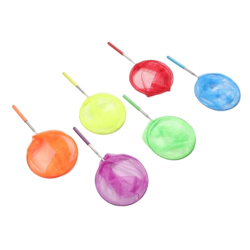 HANABASS 6 Stück Teiliges Teleskop Kescher für Ausziehbarem Edelstahlstiel und Robustem Nylonnetz Leichtes Insekten Fischfangspielzeug in Farben für Outdoor Freizeit Ab Jahren HANABASS 6 Stück Teiliges Teleskop Kescher für Ausziehbarem Edelstahlstiel und Robustem Nylonnetz Leichtes Insekten Fischfangspielzeug in Farben für Outdoor Freizeit Ab Jahren von HANABASS