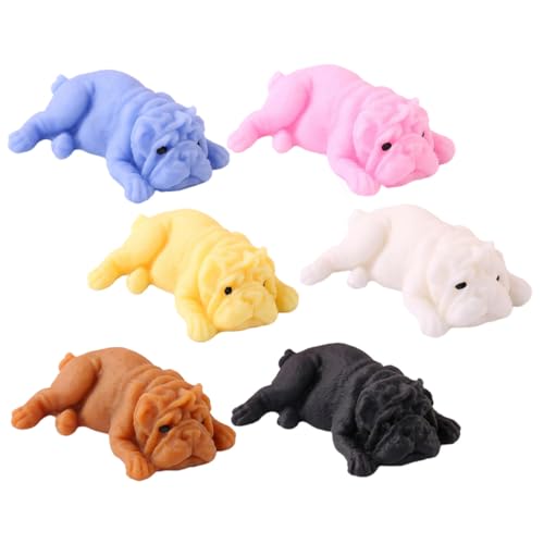 HANABASS 6 Stück Teiliges Welpen knetspielzeug zur Stresslinderung Hund Form Leicht Tragbar Entspannendes Squeeze und Erwachsene für Büro Schule und Reisen HANABASS 6 Stück Teiliges Welpen knetspielzeug zur Stresslinderung Hund Form Leicht Tragbar Entspannendes Squeeze und Erwachsene für Büro Schule und Reisen von HANABASS