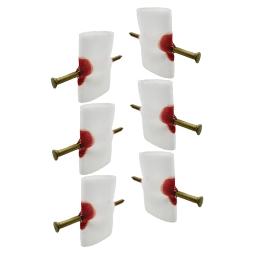 HANABASS 6 Stück Tricky Toys Streichspielzeug Für Lustige Streiche Halloween Trick Requisiten Hand Summer Streich Finger Streich Schreckens Streich Narrenspielzeug Streich Für von HANABASS